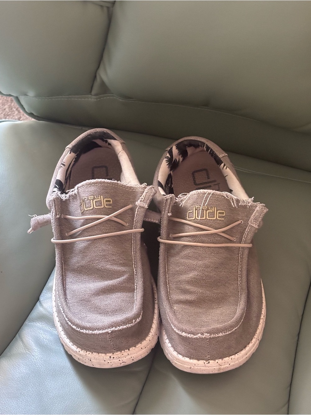 Hey Dude Kids Slip-On Sneakers in Taupe
